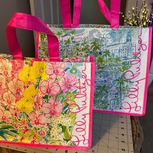 Lilly Pulitzer Pink and Multicolor Travel Bags